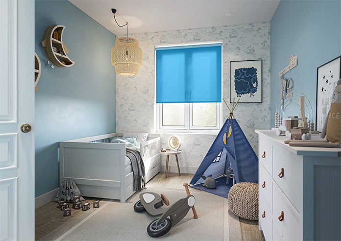 Roma (FR), Azure - Twist&Fit Roller Blind - Image 7